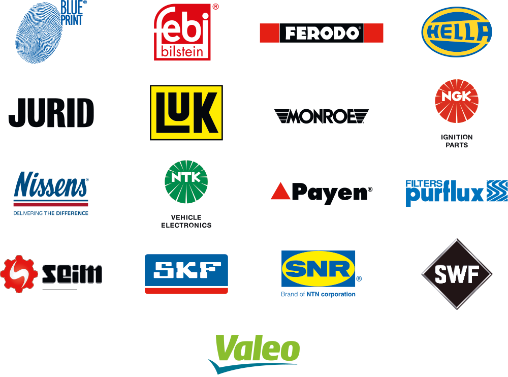 Overzicht met de logo’s van alle externe leveranciers van DISTRIGO