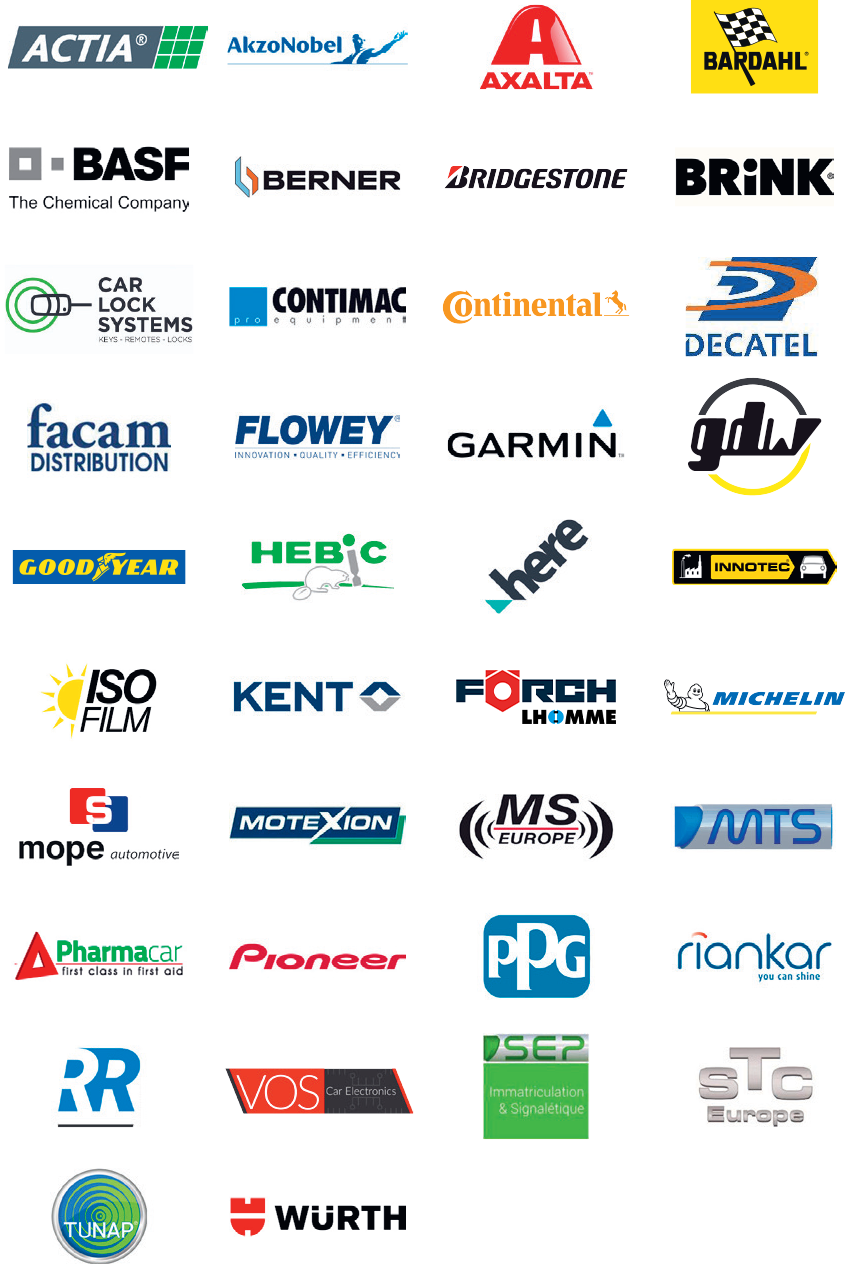 Overzicht met de logo’s van alle externe leveranciers van DISTRIGO