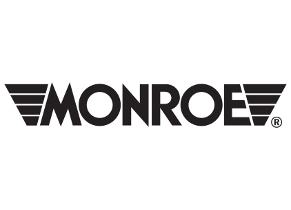 Logo Monroe, schokdempers en ophangingssets bij DISTRIGO