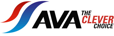 Logo AVA Cooling Systems, radiateurs en condensors verdeeld door DISTRIGO België